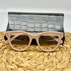AUTHENTIC STELLA MCCARTNEY SC0082O LIGHT PINK NUDE FRAME ROUND EDGES GLASSES
